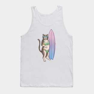 Surf Kitty Tank Top